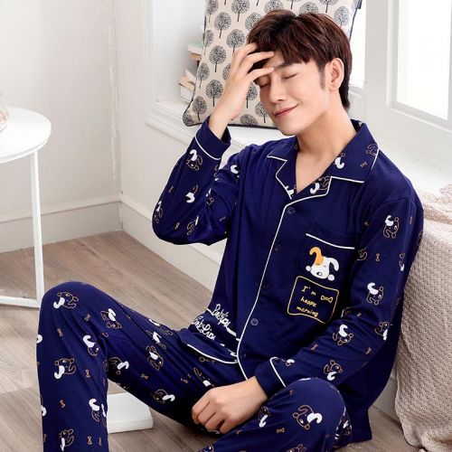 Pyjama pour homme en Coton à manches longues - Ref 3003136