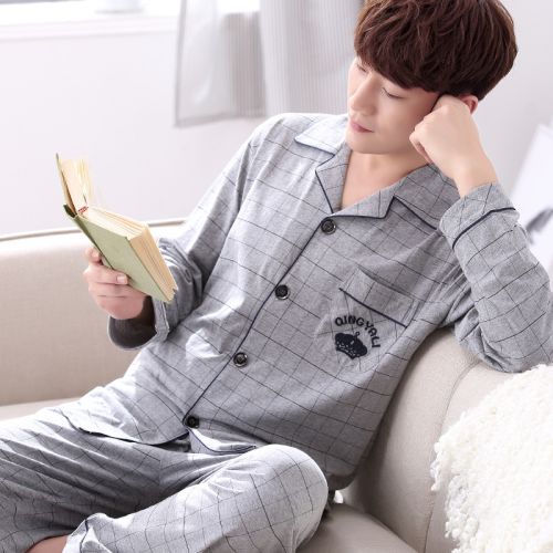 Pyjama pour homme en Coton à manches longues - Ref 3003145