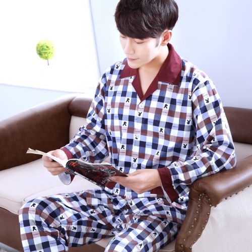 Pyjama pour homme en Coton à manches longues - Ref 3003152