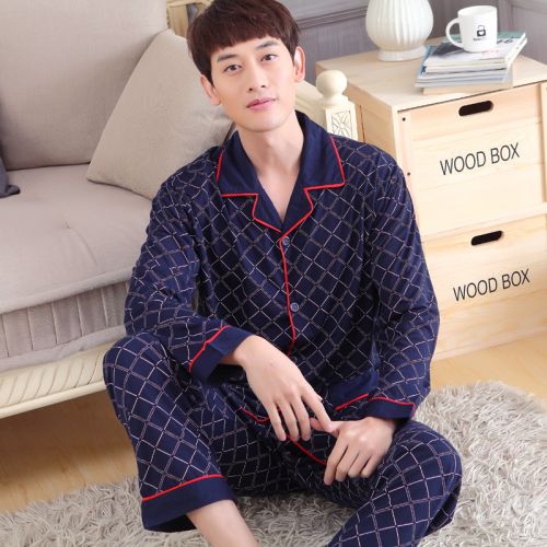 Pyjama pour homme en Coton à manches longues - Ref 3003272