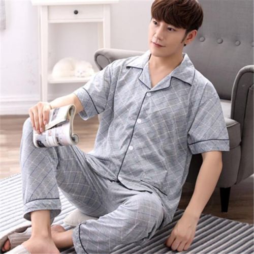 Pyjama pour homme en Coton à manche courte - Ref 3003278