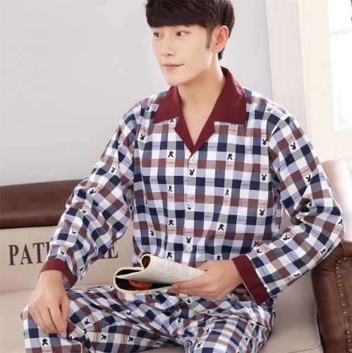 Pyjama pour homme en Coton à manches longues - Ref 3003299