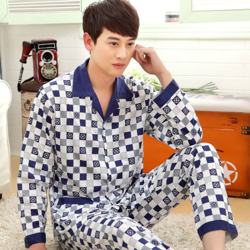 Pyjama pour homme en Coton à manches longues - Ref 3003305
