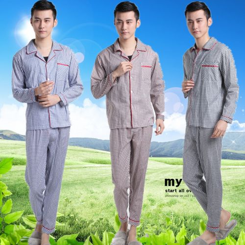 Pyjama pour homme TYAMPNL en Coton à manches longues - Ref 3003314