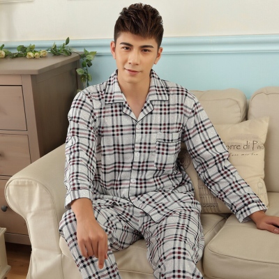 Pyjama pour homme en Coton à manches longues - Ref 3003383