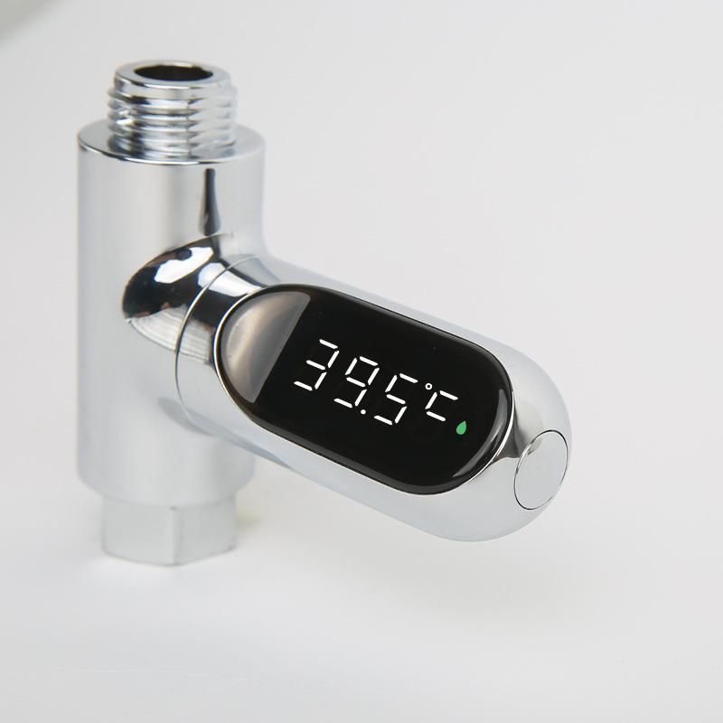 Raccord de Robinet avec thermomètre à eau LED - Ref 3425327