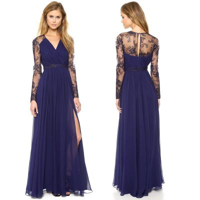 Robe Femme de Soirée à Dentelle - Ref 821