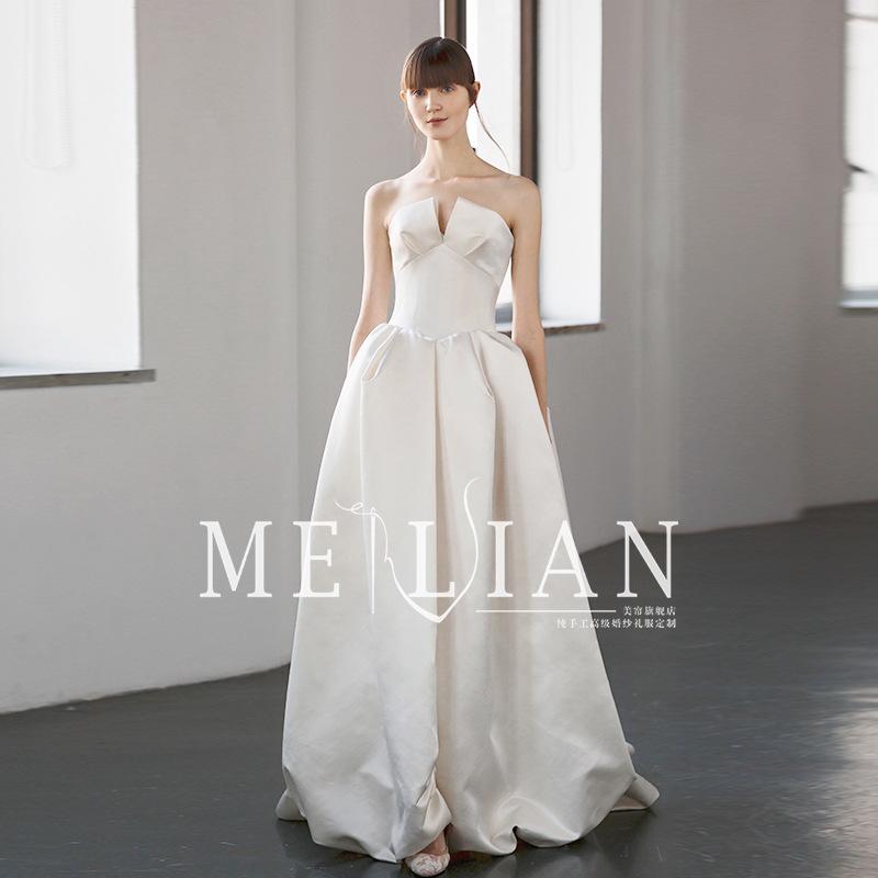 Robe de mariée en Satin - Ref 3307287