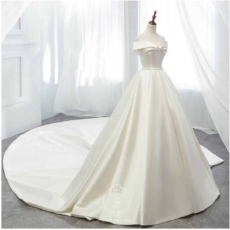 Robe de mariée en Satin - Ref 3308810