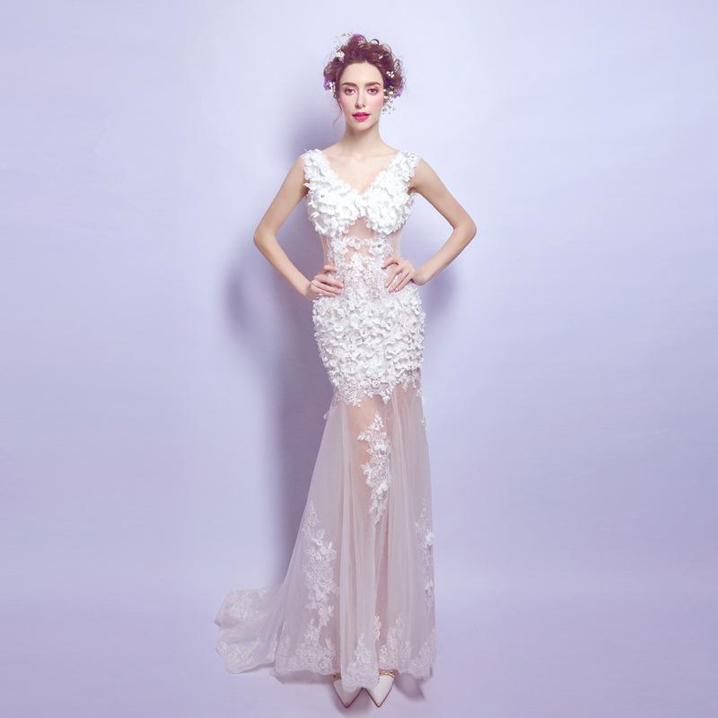 Robe de mariée en Dentelle - Ref 3309598