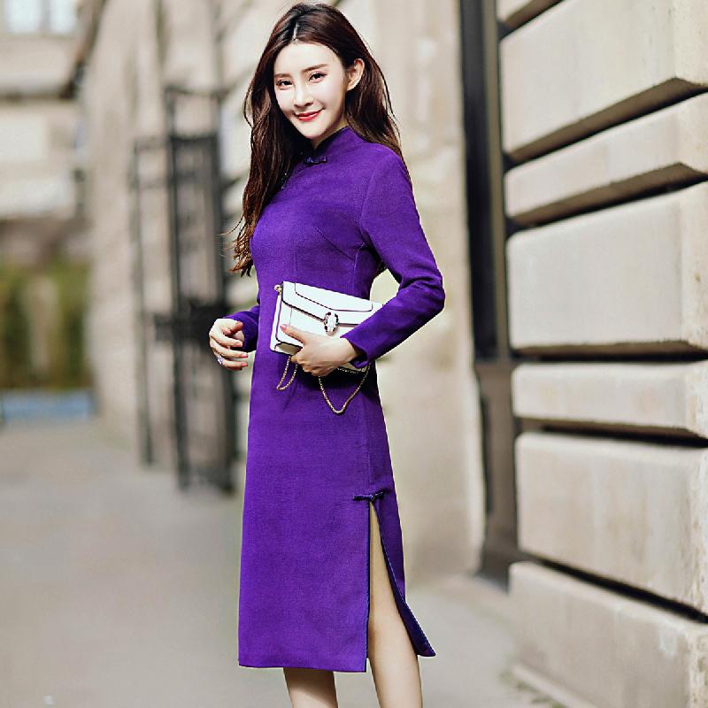 Robe de cérémonie en Étoffe de laine - Ref 3441825