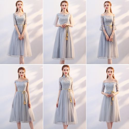 Robe de soirée NIANZHU manchon cloche - Ref 3210388