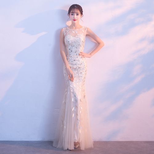 Robe de soirée conventionnel en Spandex - Ref 3210409