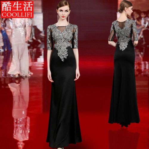 Robe de soirée COOL VIE manche en Spandex - Ref 3210443