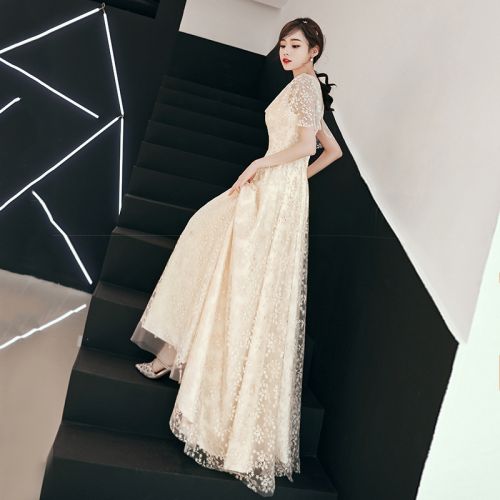 Robe de soirée JIAOSTEP manche volante - Ref 3210455