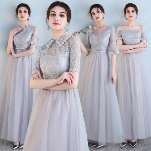 Robe de soirée manchon cloche - Ref 3210642