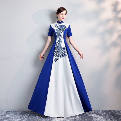 Robe de soirée manche princesse - Ref 3210762