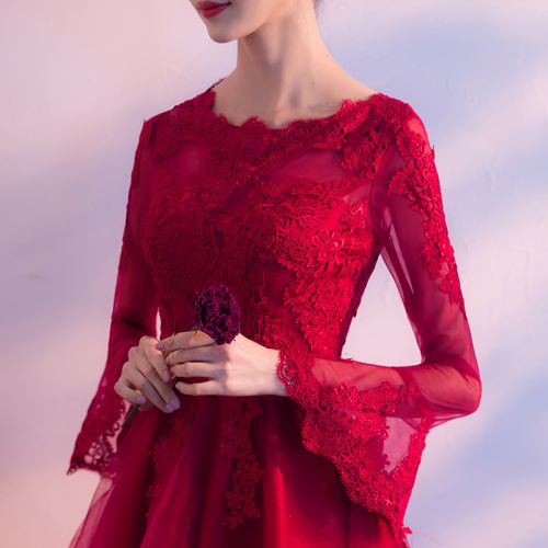 Robe de soirée manchon cloche - Ref 3210782