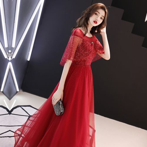 Robe de soirée ROYAL SHANGPIN manche chauve-souris - Ref 3210834