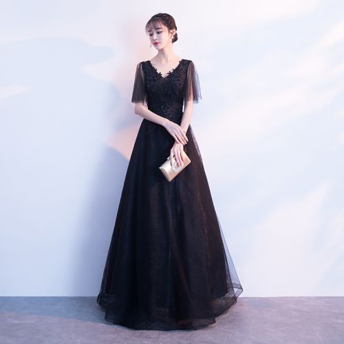 Robe de soirée BORD DEPENDANT manchon cloche - Ref 3211041