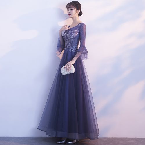 Robe de soirée ADONDEER manche a volants - Ref 3211109