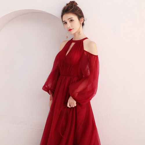 Robe de soirée manchon cloche - Ref 3211190