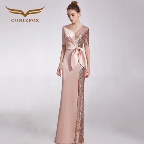 Robe de soirée conventionnel en Spandex - Ref 3213598