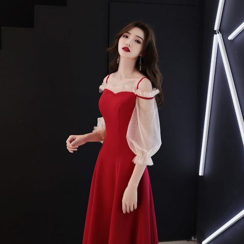 Robe du soir manche bouffante - Ref 3210089