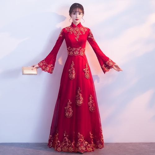Robe du soir manchon de cloche - Ref 3210312