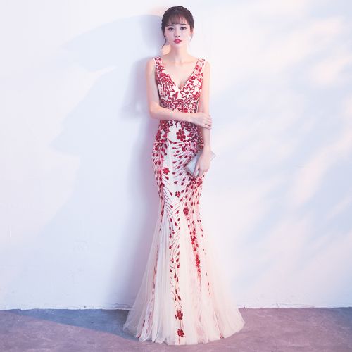 Robe du soir conventionnel en Spandex - Ref 3210494