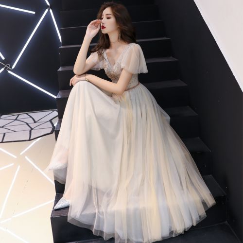 Robe du soir MILLENAIRE manche volante - Ref 3210588