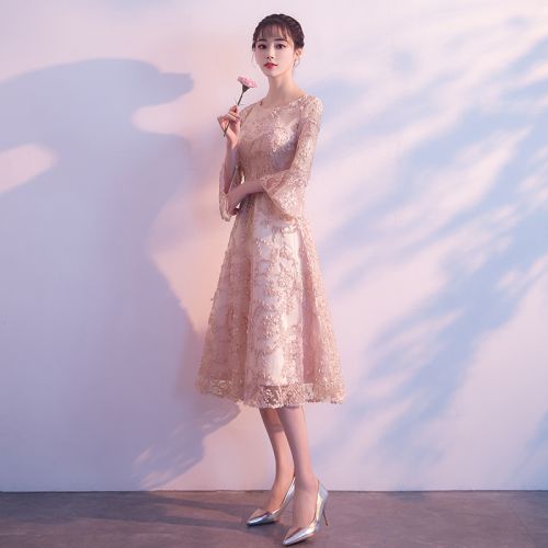 Robe du soir manchon de cloche - Ref 3210666