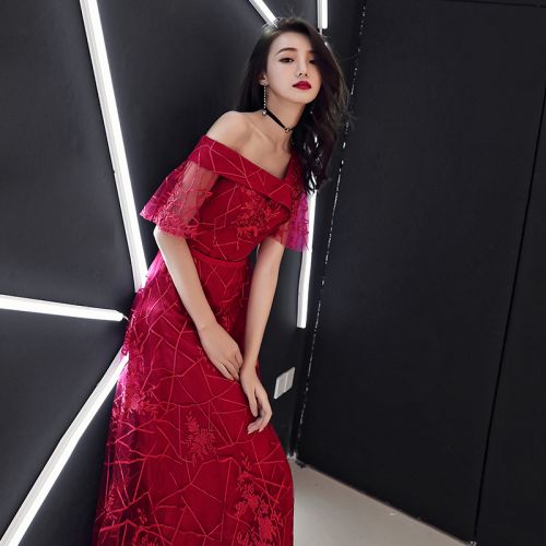 Robe du soir CHERIE TINA manchon de cloche - Ref 3210691