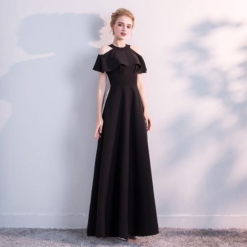 Robe du soir RONNXEIEY RONGXI manche a volants en Spandex - Ref 3210917