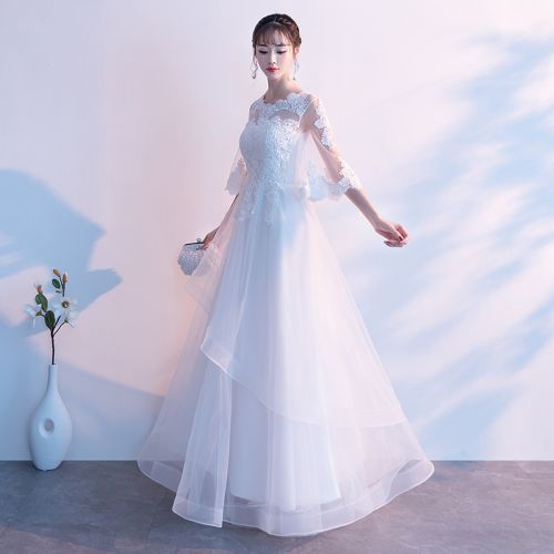 Robe du soir BRODERIE YI SHANG manchon de cloche - Ref 3210947