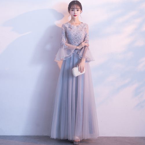 Robe du soir manchon de cloche - Ref 3211178