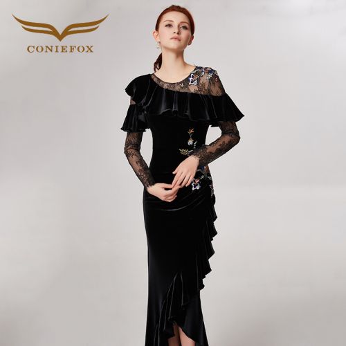 Robe du soir conventionnel en Spandex - Ref 3211202