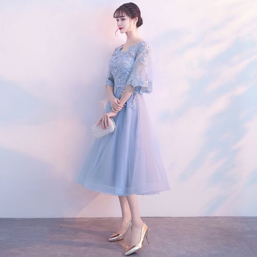 Robe du soir manchon de cloche - Ref 3211511
