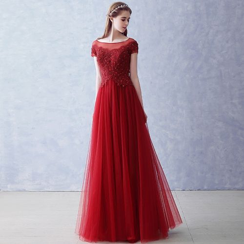 Robe du soir conventionnel en De la dentelle - Ref 3211518