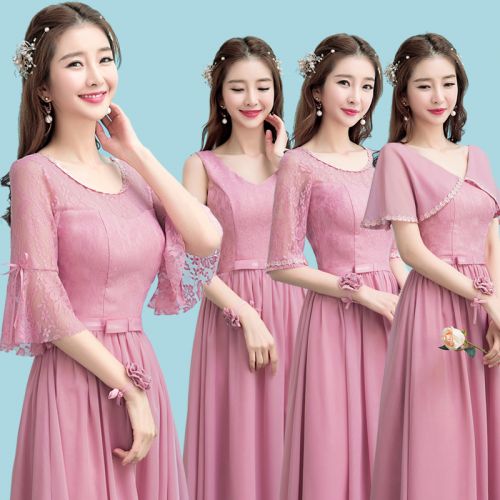 Robe du soir manche de princesse en Mousseline soie - Ref 3211569
