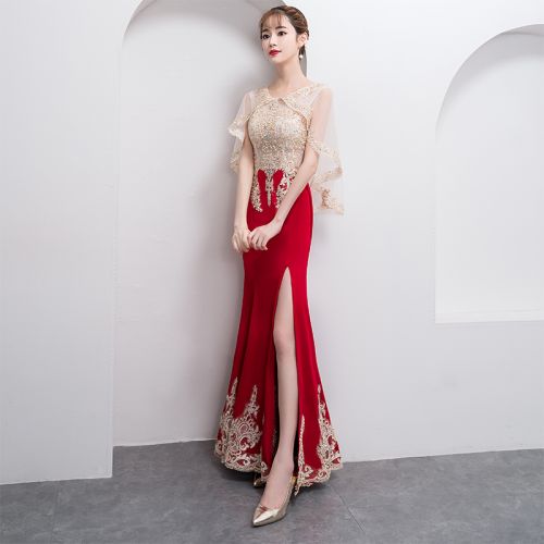 Robe du soir manche volante - Ref 3211613