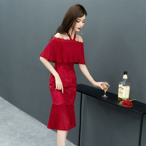 Robe du soir TIZI MU manche raglan - Ref 3211860