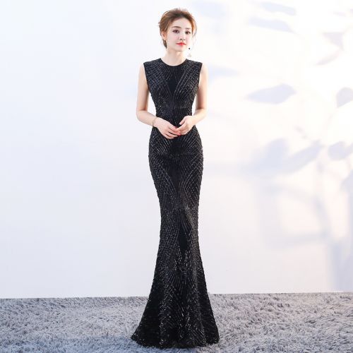 Robe du soir conventionnel en Paillette - Ref 3211946