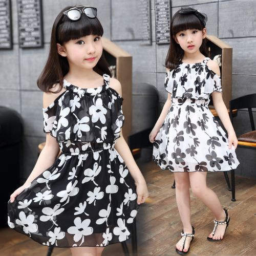 Robe enfant en mousseline de soie - Ref 2043048