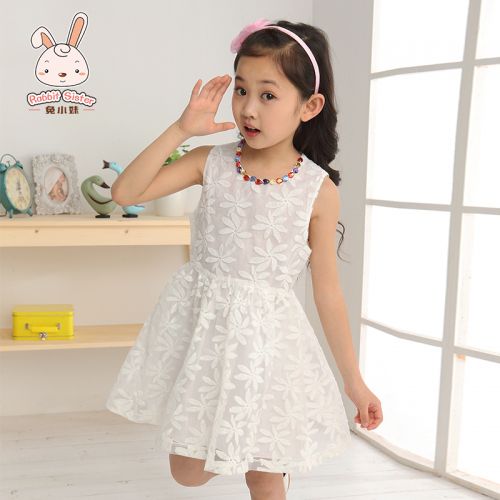 Robe enfant RABBIT SISTER en Toile de coton - Ref 2043374