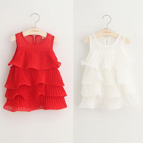 Robe enfant en mousseline de soie - Ref 2043445