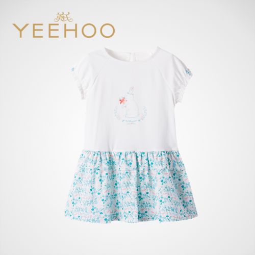 Robe enfant YEEHOO en Toile de coton - Ref 2043549