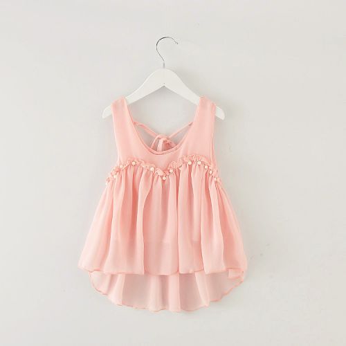 Robe enfant en mousseline de soie - Ref 2043682