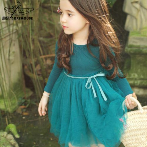 Robe enfant BOATMOUSE en mélange - Ref 2043794