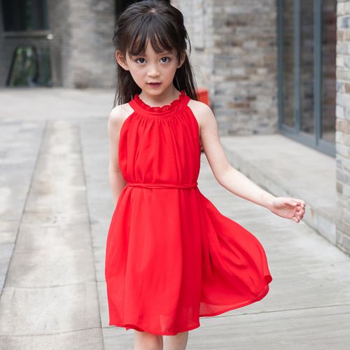 Robe enfant BRIGHT en mousseline de soie - Ref 2044472